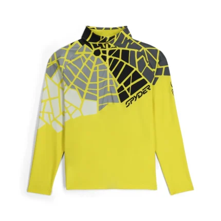 Spyder Bandit Half Zip Fleece Sweatshirt Acid Yellow (4)