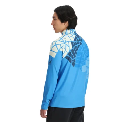 Spyder Bandit Half Zip Fleece Sweatshirt Aether Blue (1)