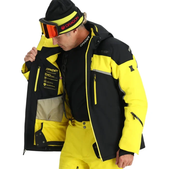 Spyder Leader Insulated Jacket Yellow (3)