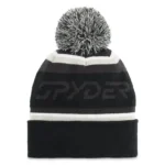 Spyder Mens Icebox Pom Beanie Black (2)