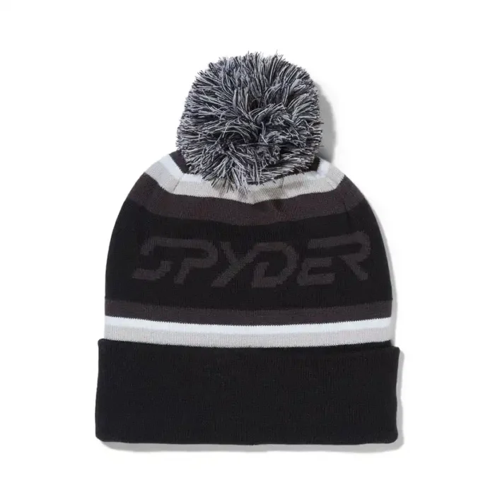 Spyder Mens Icebox Pom Beanie Black (5)