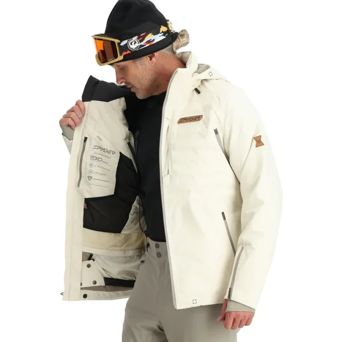 Spyder Pinnacle Insulated Jacket Cream (3)