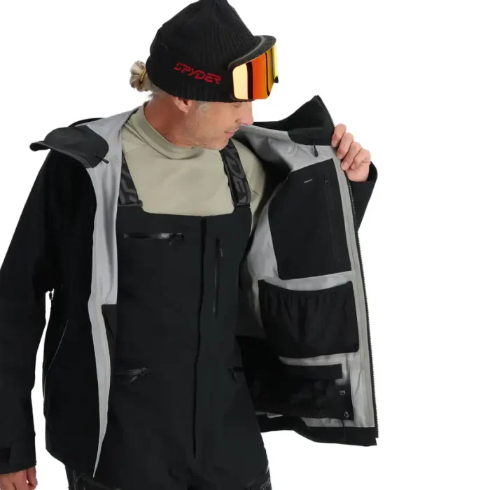 Spyder Sanction Hard Shell Coat Black (3)