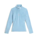 Spyder Shimmer Bug Half Zip Sweatshirt Blue Drift (4)