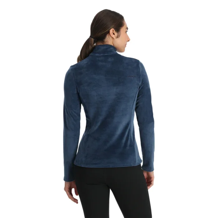 Spyder Shimmer Bug Half Zip Sweatshirt True Navy (2)