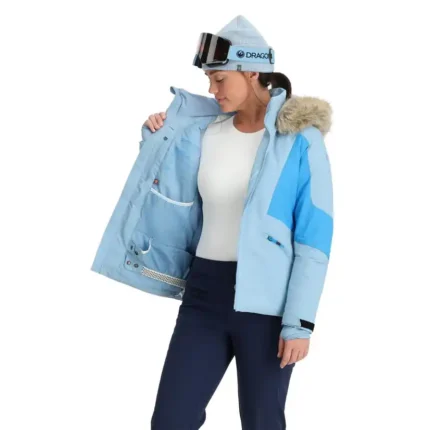 Spyder Vida Insulated Coat Blue Drift (3)