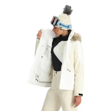 Spyder Vida Insulated Coat White (3)