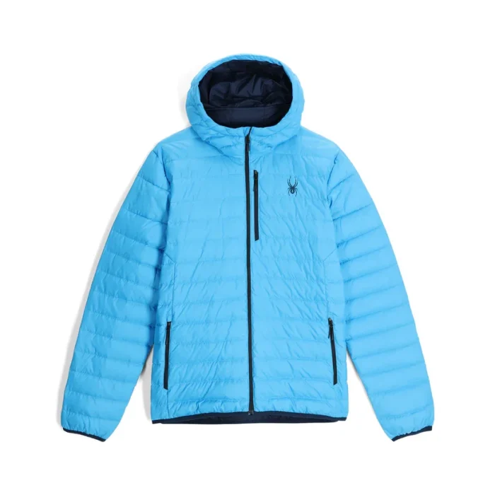 Spyder Zenith Hooded Coat Aether Blue (1)