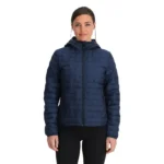 Spyder Zenith Hooded Coat True Navy (2)