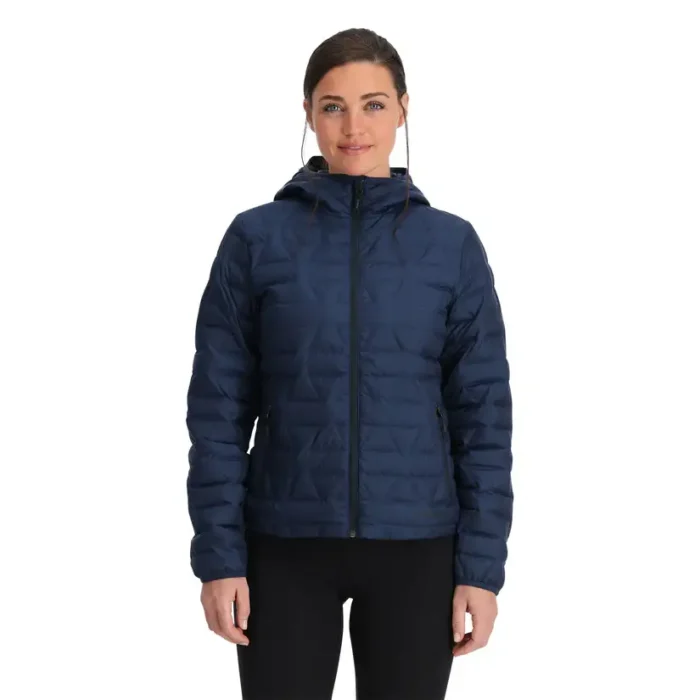 Spyder Zenith Hooded Coat True Navy (2)